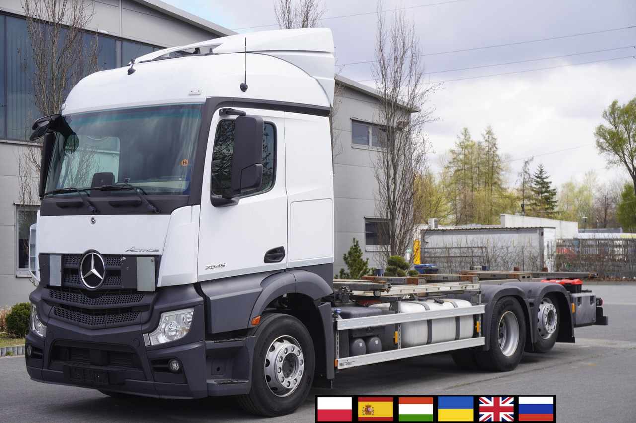 MERCEDES-BENZ Actros 2545 6x2 MP5 / Full ADR / BDF - Caminhão transportador de contêineres/ Caixa móvel: foto 1 MERCEDES-BENZ Actros 2545 6x2 MP5 / Full ADR / BDF - Caminhão transportador de contêineres/ Caixa móvel: foto 1