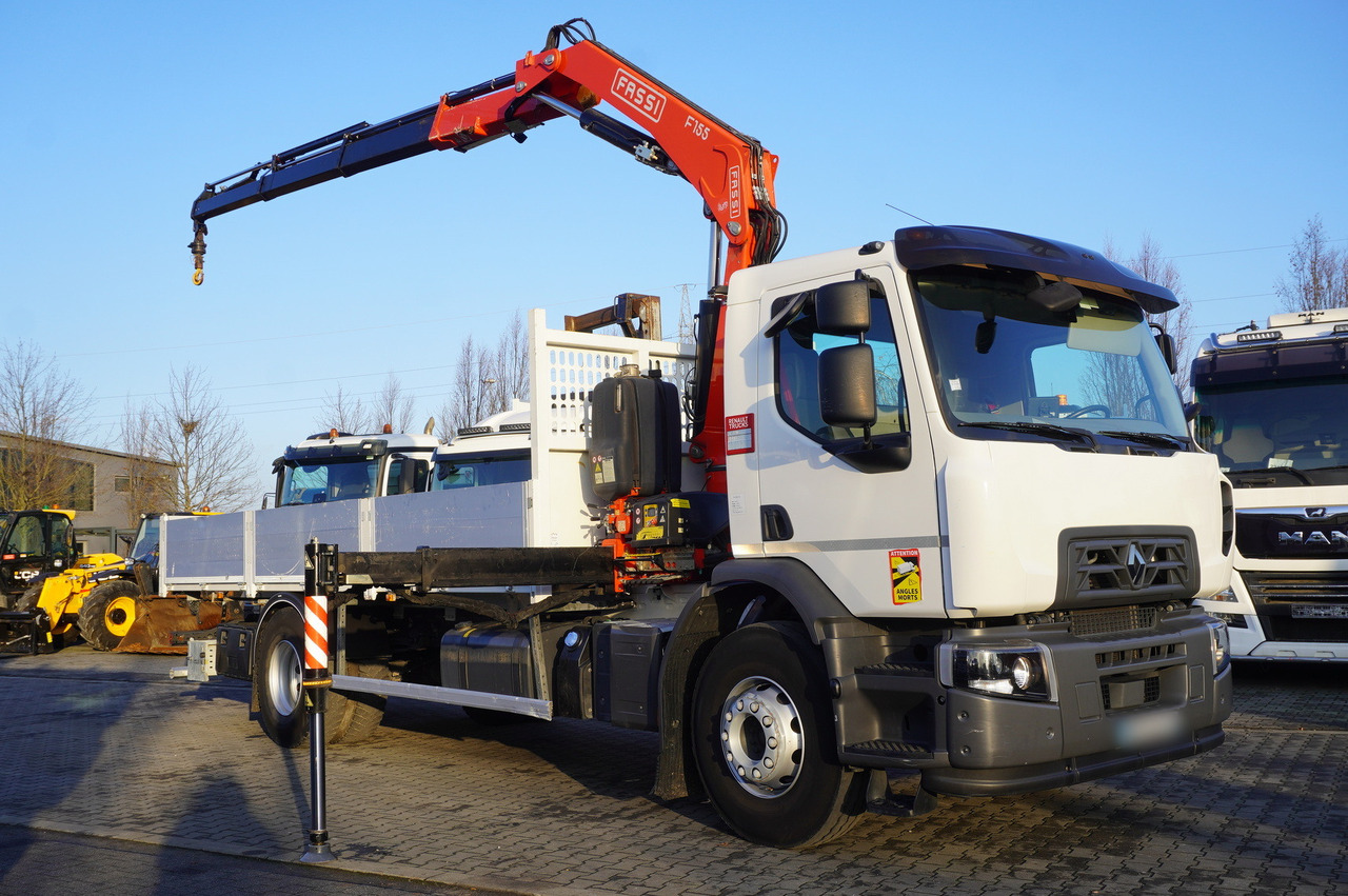RENAULT C320 P 4x2 / FASSI crane 6 T / 140 MTH!!! / range 10 m / Flatbed 15 EPAL / 52 tho. km!!! - Caminhão grua: foto 1 RENAULT C320 P 4x2 / FASSI crane 6 T / 140 MTH!!! / range 10 m / Flatbed 15 EPAL / 52 tho. km!!! - Caminhão grua: foto 1