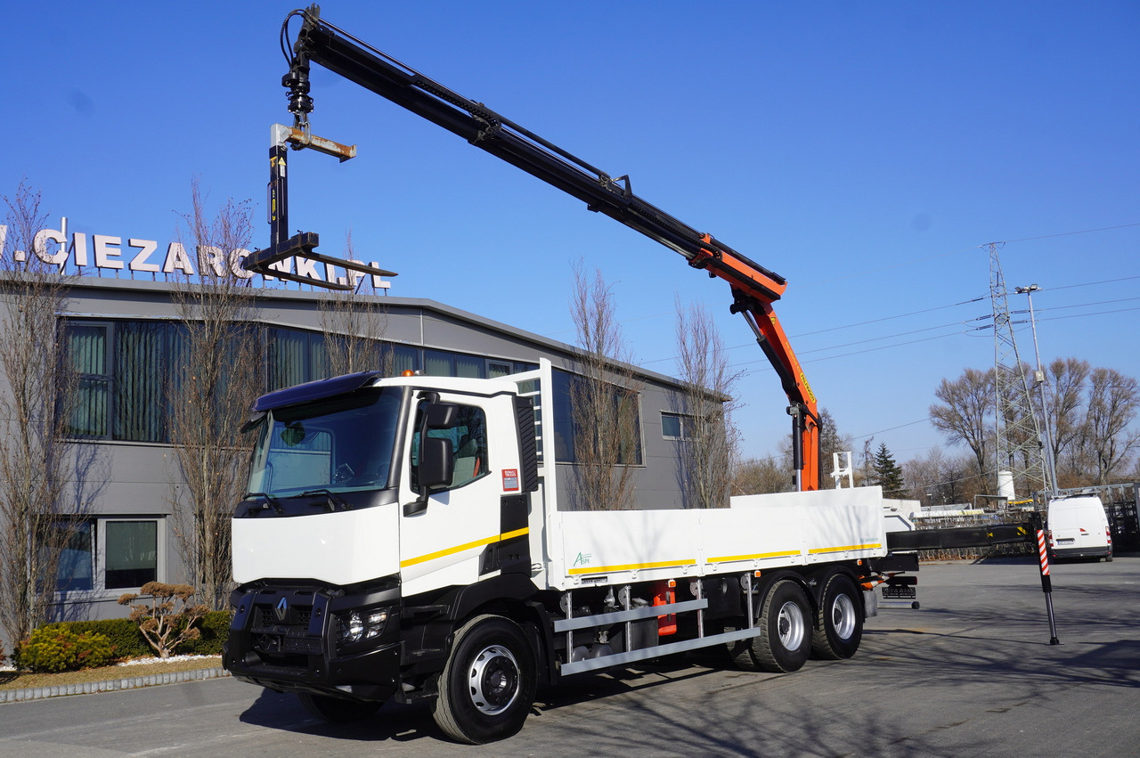 RENAULT C380 / 6x4 / HDS Palfinger PK 18002-EH 6000 kg - Guindaste móvel: foto 1 RENAULT C380 / 6x4 / HDS Palfinger PK 18002-EH 6000 kg - Guindaste móvel: foto 1