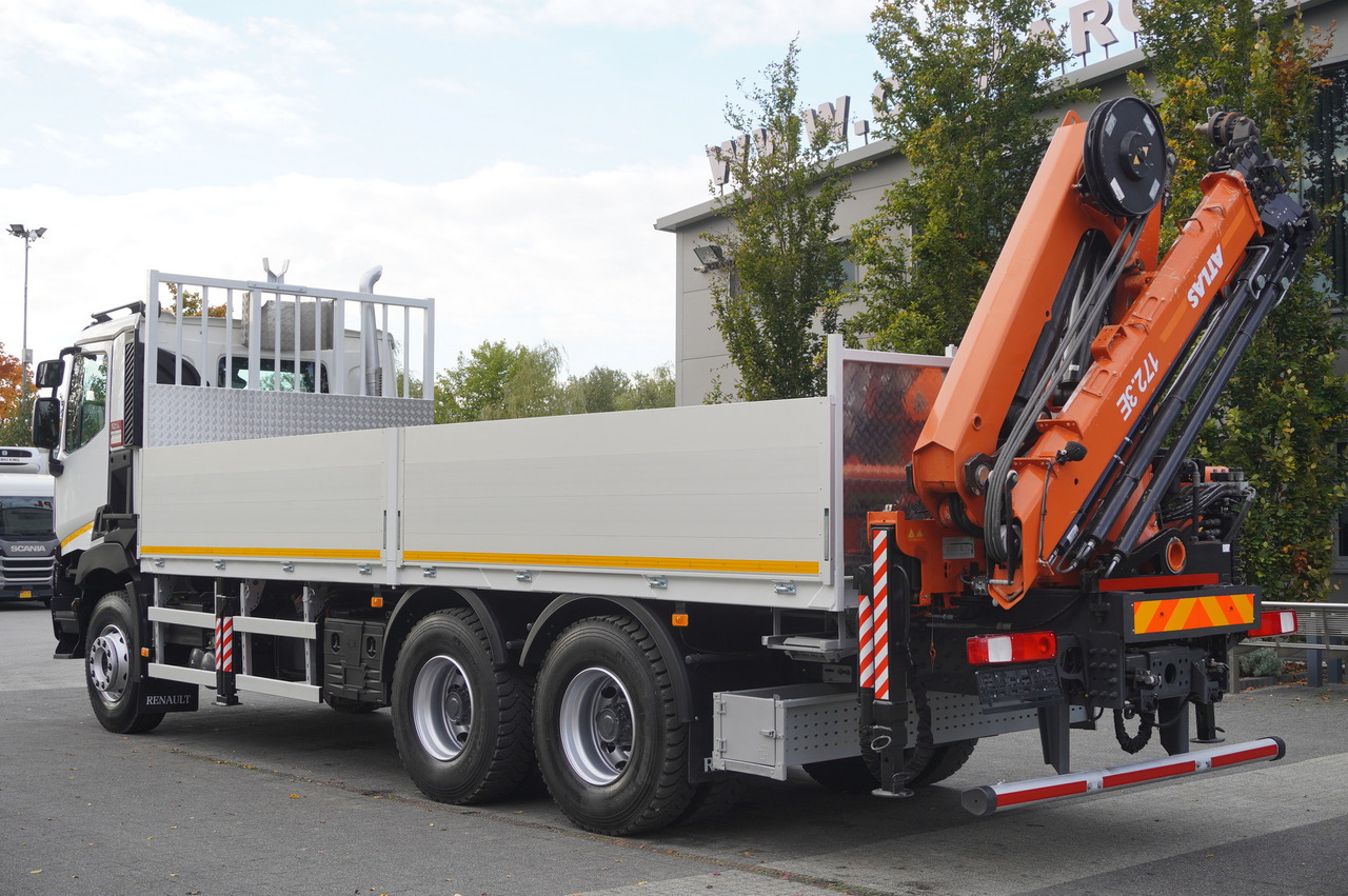 RENAULT C380 Comfort 6x4 / Atlas 172.3E crane / Range 12.3 m / capacity 6.1 t / Flatbed 17 EPAL - Caminhão grua: foto 5 RENAULT C380 Comfort 6x4 / Atlas 172.3E crane / Range 12.3 m / capacity 6.1 t / Flatbed 17 EPAL - Caminhão grua: foto 5