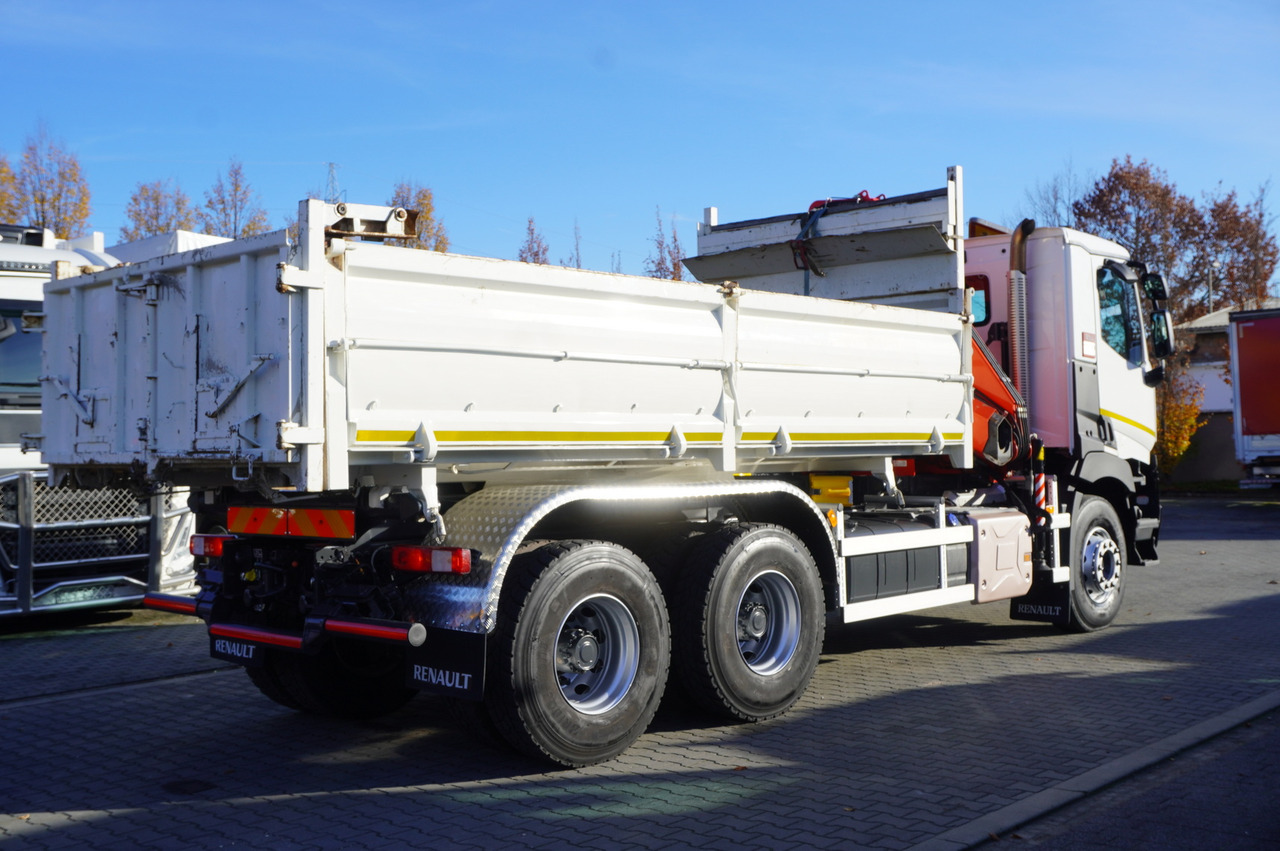 RENAULT C380 E6 6×4 / HDS Fassi F135 2700 MTH / Range 8 m / 5.6 t lifting capacity / 3-side tipper / Bortmatic - Caminhão grua: foto 4 RENAULT C380 E6 6×4 / HDS Fassi F135 2700 MTH / Range 8 m / 5.6 t lifting capacity / 3-side tipper / Bortmatic - Caminhão grua: foto 4
