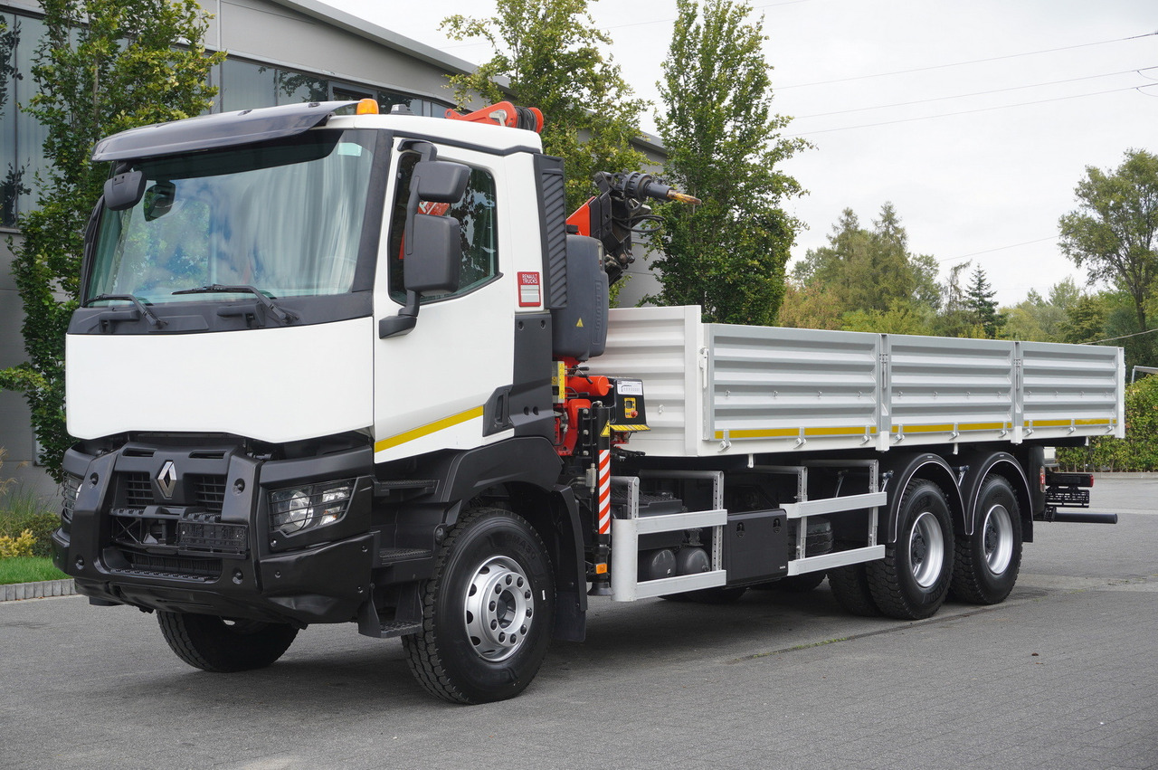 RENAULT K380 6×4 / FASSI F175 crane 7.85 t / 120 thousand km! / 2-sided tipper - Caminhão basculante, Caminhão grua: foto 3 RENAULT K380 6×4 / FASSI F175 crane 7.85 t / 120 thousand km! / 2-sided tipper - Caminhão basculante, Caminhão grua: foto 3