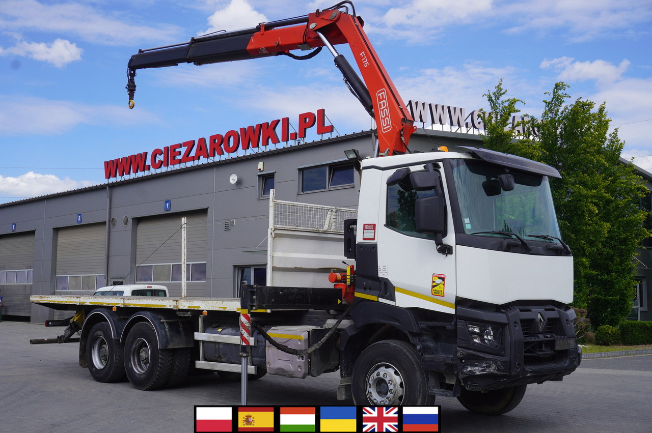 RENAULT K380 6x4 / FASSI F175 crane 7.85 t / 120 thousand km! - Caminhão grua: foto 3 RENAULT K380 6x4 / FASSI F175 crane 7.85 t / 120 thousand km! - Caminhão grua: foto 3