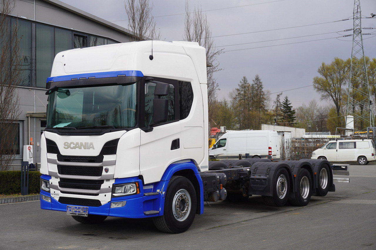 SCANIA G500 8x2 / 2nd axis steered / Chassis 8.35 m / 2021 - Caminhão chassi: foto 1 SCANIA G500 8x2 / 2nd axis steered / Chassis 8.35 m / 2021 - Caminhão chassi: foto 1