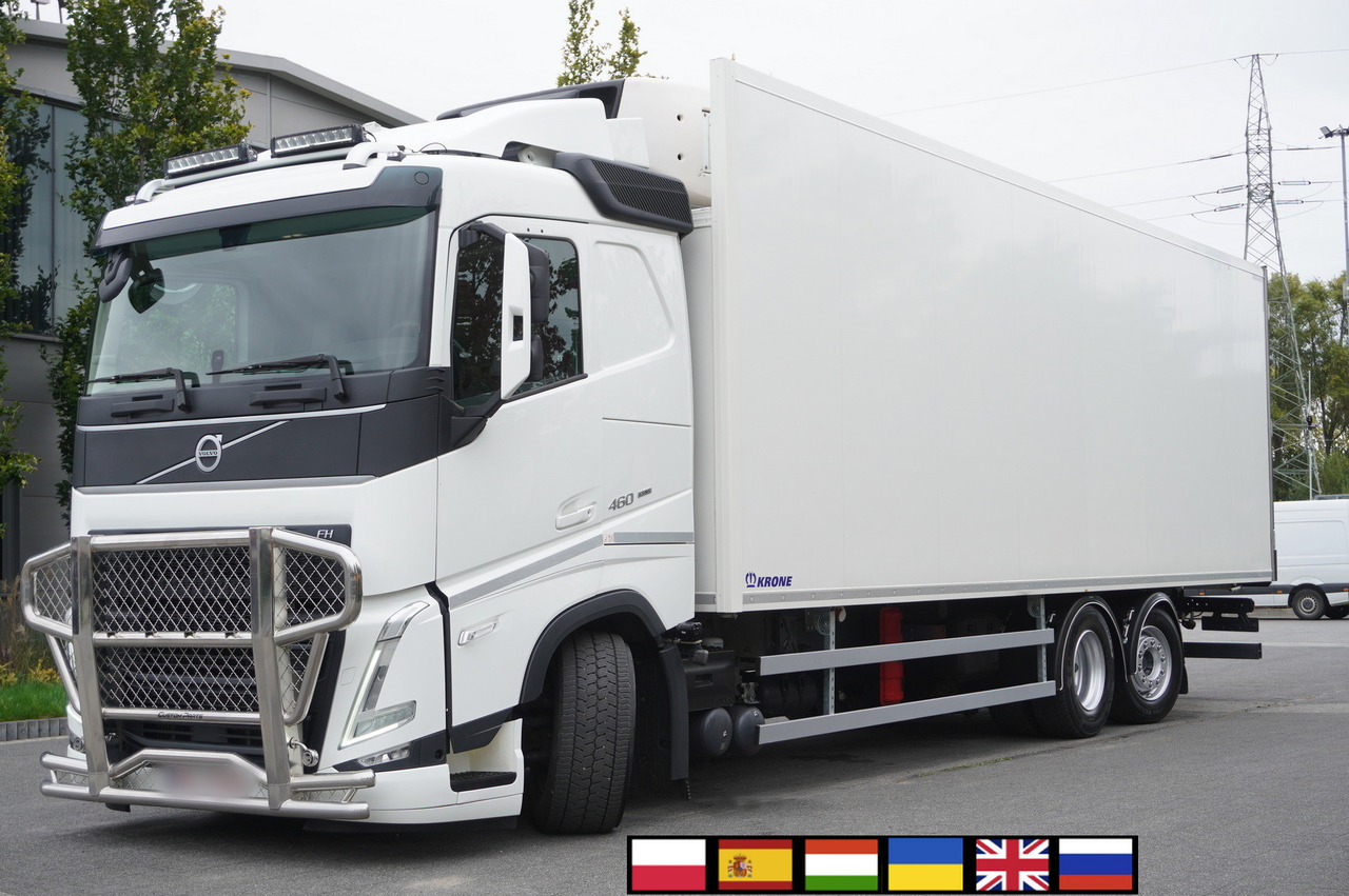 VOLVO FH 460 / Krone refrigerator 23 EPAL! / Carrier Supra 1250 MT Silent / Multitemperature / Steered axle - Caminhão frigorífico: foto 1 VOLVO FH 460 / Krone refrigerator 23 EPAL! / Carrier Supra 1250 MT Silent / Multitemperature / Steered axle - Caminhão frigorífico: foto 1