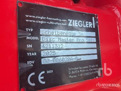 ZIEGLER DISC MASTER PRO (Unused) - Grades de discos: foto 5 ZIEGLER DISC MASTER PRO (Unused) - Grades de discos: foto 5