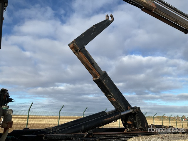 Caminhão polibenne, Caminhão grua 2001 Iveco 380EH 6x4 with Crane Rollback Truck: foto 6