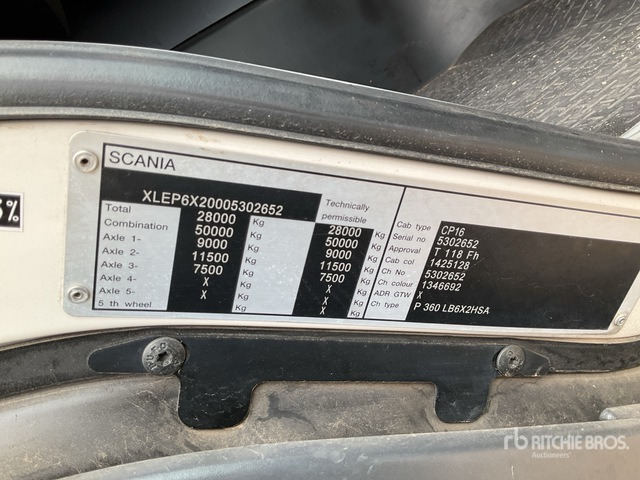 2012 Scania P360B 6x2 Hooklift Truck - Caminhão polibenne: foto 1 2012 Scania P360B 6x2 Hooklift Truck - Caminhão polibenne: foto 1