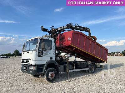 IVECO EUROCARGO 130 1996 Hiab 071AW 3870 kg on 4x2 - Caminhão basculante, Caminhão grua: foto 1 IVECO EUROCARGO 130 1996 Hiab 071AW 3870 kg on 4x2 - Caminhão basculante, Caminhão grua: foto 1