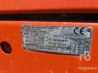 KUBOTA U35-3A2 - Mini escavadeira: foto 5 KUBOTA U35-3A2 - Mini escavadeira: foto 5