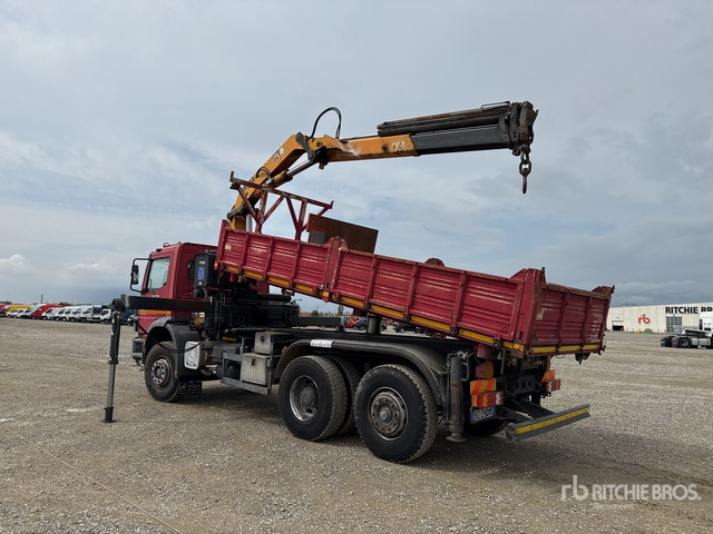 Mercedes-Benz Atego 1828 Autocarro ribaltabile con gru - Caminhão basculante, Caminhão grua: foto 4 Mercedes-Benz Atego 1828 Autocarro ribaltabile con gru - Caminhão basculante, Caminhão grua: foto 4