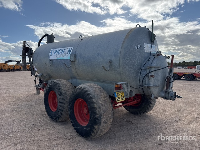 1996 Pichon TCI10 Liquid T/A Tonne A Lisier 2 Essieux Liquid Manure Spreader - Cisterna de chorume: foto 3 1996 Pichon TCI10 Liquid T/A Tonne A Lisier 2 Essieux Liquid Manure Spreader - Cisterna de chorume: foto 3