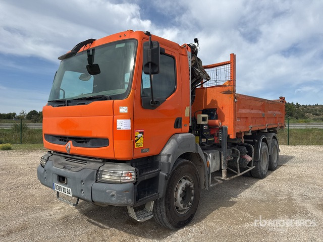 2004 Renault Kerax 420 dci 2003 Palfinger PK15500 5500 kg ... Dump Truck with Crane - Caminhão basculante, Caminhão grua: foto 2 2004 Renault Kerax 420 dci 2003 Palfinger PK15500 5500 kg ... Dump Truck with Crane - Caminhão basculante, Caminhão grua: foto 2