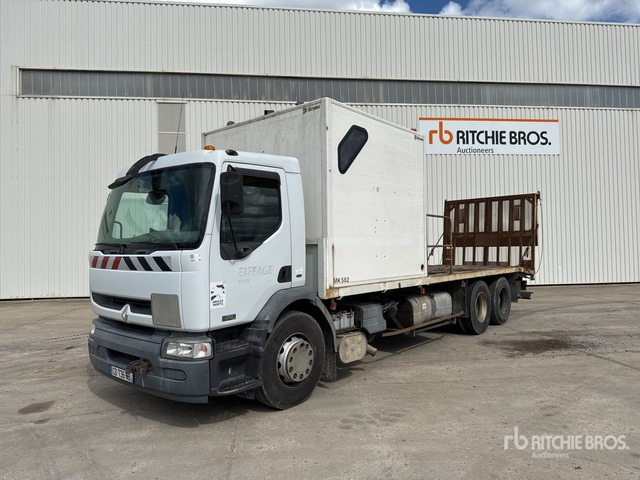 2005 Renault Premium 370,26 6x2 Camion Plateau Flatbed Truck - Camião de caixa aberta/ Plataforma: foto 2 2005 Renault Premium 370,26 6x2 Camion Plateau Flatbed Truck - Camião de caixa aberta/ Plataforma: foto 2