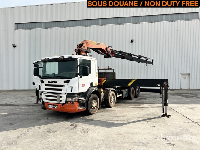 2005 Scania P380 2005 Palfinger PK 56002 18290 k ... Flatbed Truck with Crane - Camião de caixa aberta/ Plataforma, Caminhão grua: foto 2 2005 Scania P380 2005 Palfinger PK 56002 18290 k ... Flatbed Truck with Crane - Camião de caixa aberta/ Plataforma, Caminhão grua: foto 2