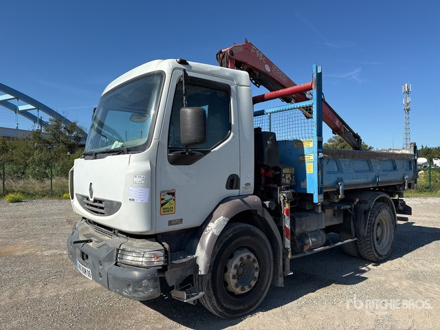 2006 Renault Midlum 220 DCI 2006 Fassi F95AC.22 4360 kg Art ... Dump Truck with Crane - Caminhão basculante, Caminhão grua: foto 1 2006 Renault Midlum 220 DCI 2006 Fassi F95AC.22 4360 kg Art ... Dump Truck with Crane - Caminhão basculante, Caminhão grua: foto 1