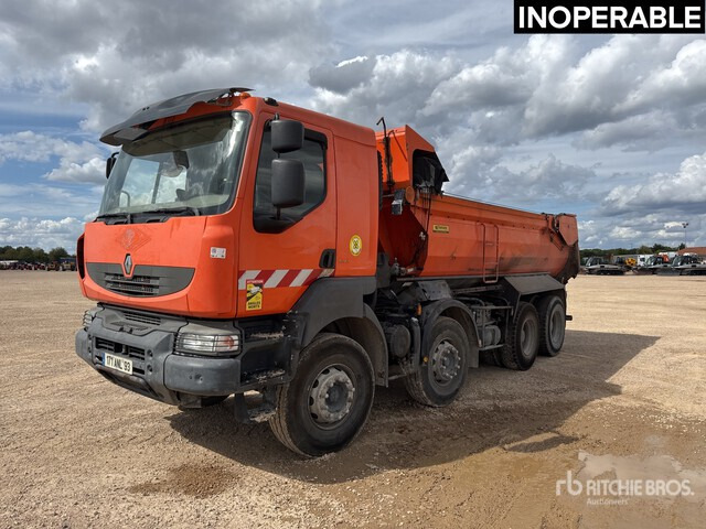 2008 Renault Kerax 410 DXi 8x4 Camion Benne (Inoperable) Tri/A Dump Truck - Caminhão basculante: foto 1 2008 Renault Kerax 410 DXi 8x4 Camion Benne (Inoperable) Tri/A Dump Truck - Caminhão basculante: foto 1