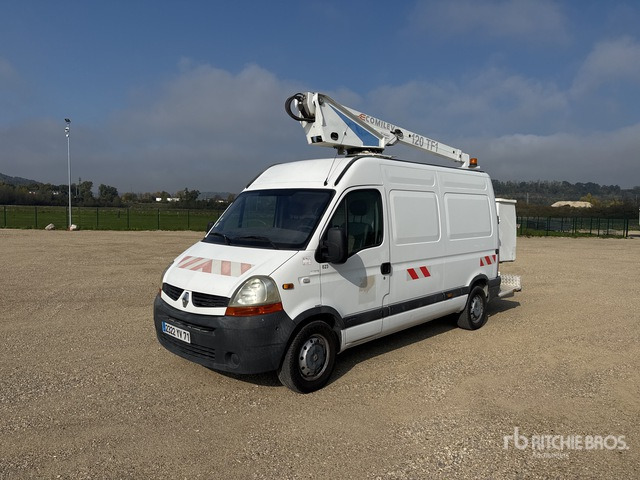 2008 Renault Master dCi 120 2008 Comilev EN120TF1 on 4x2 Ca ... Bucket Truck - Caminhão com plataforma aérea: foto 1 2008 Renault Master dCi 120 2008 Comilev EN120TF1 on 4x2 Ca ... Bucket Truck - Caminhão com plataforma aérea: foto 1
