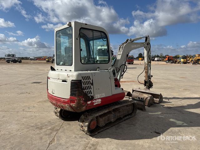 2008 Takeuchi TB125 Mini-Pelle Mini Excavator: <6.6t - Mini escavadeira: foto 4 2008 Takeuchi TB125 Mini-Pelle Mini Excavator: <6.6t - Mini escavadeira: foto 4