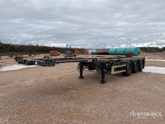 2012 Fruehauf D.0033.06.02 Tri/A Remorque Porte-Conteneur ... Container Trailer - Reboque transportador de contêineres/ Caixa móvel: foto 1 2012 Fruehauf D.0033.06.02 Tri/A Remorque Porte-Conteneur ... Container Trailer - Reboque transportador de contêineres/ Caixa móvel: foto 1