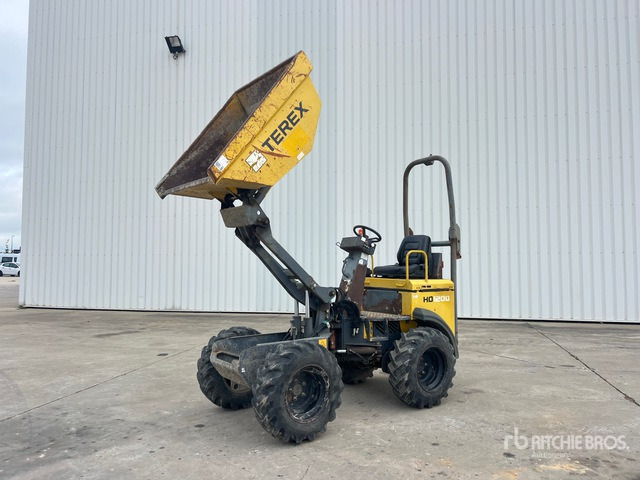 2012 Terex HD1200 1.2 t 4x4 Hi-Tip Motobasculeur Dumper - Tombador: foto 3 2012 Terex HD1200 1.2 t 4x4 Hi-Tip Motobasculeur Dumper - Tombador: foto 3