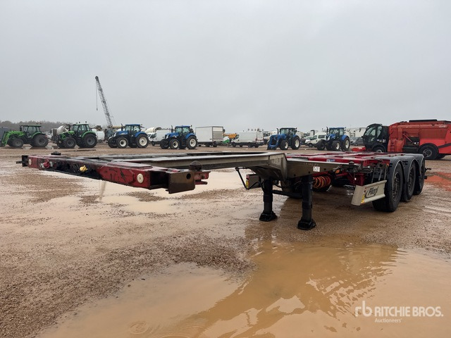 2016 Fliegl SDS Tri/A Extendable Semi-Remorque ... Container Trailer - Reboque transportador de contêineres/ Caixa móvel: foto 1 2016 Fliegl SDS Tri/A Extendable Semi-Remorque ... Container Trailer - Reboque transportador de contêineres/ Caixa móvel: foto 1