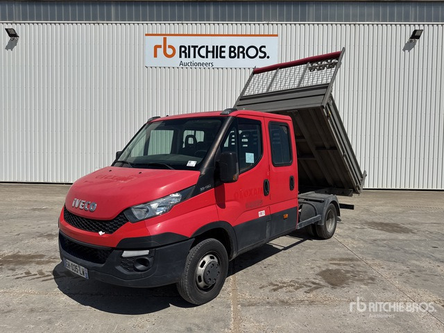 2016 Iveco 35-130 Camion Benne (Inoperable) Dump Truck: Light Duty - Furgão basculante, Carrinha cabine dupla: foto 3 2016 Iveco 35-130 Camion Benne (Inoperable) Dump Truck: Light Duty - Furgão basculante, Carrinha cabine dupla: foto 3