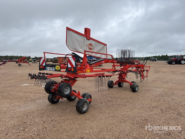 2016 Kuhn GA6632 6.6 m Semi-Mount 2 Rotor Andaineuse Hay Rake - Ancinho enleirador: foto 3 2016 Kuhn GA6632 6.6 m Semi-Mount 2 Rotor Andaineuse Hay Rake - Ancinho enleirador: foto 3