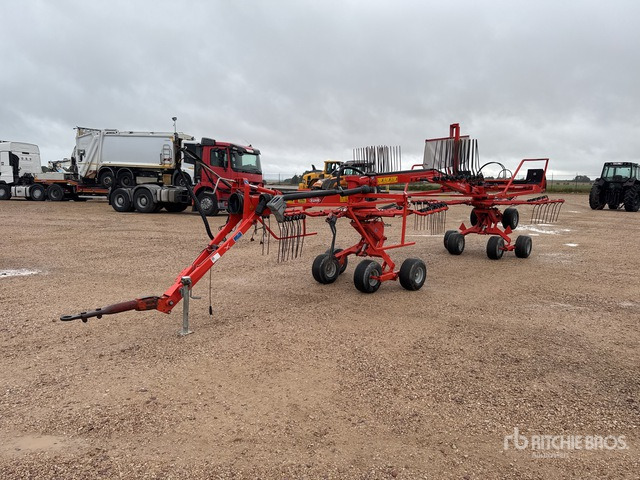 2016 Kuhn GA6632 6.6 m Semi-Mount 2 Rotor Andaineuse Hay Rake - Ancinho enleirador: foto 2 2016 Kuhn GA6632 6.6 m Semi-Mount 2 Rotor Andaineuse Hay Rake - Ancinho enleirador: foto 2