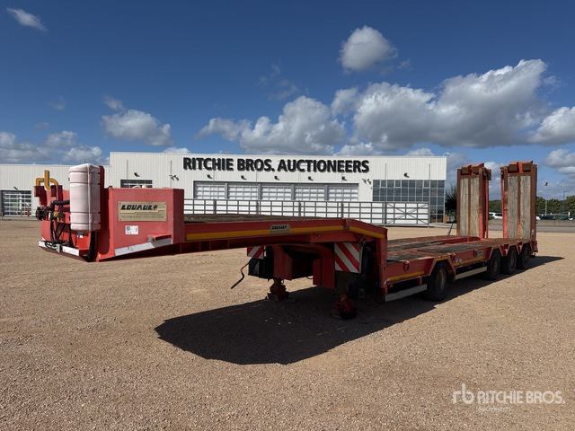 2016 Louault SR44 Quad/A Expandable Axle Semi-Rem ... Lowboy Trailer - Semireboque baixa: foto 1 2016 Louault SR44 Quad/A Expandable Axle Semi-Rem ... Lowboy Trailer - Semireboque baixa: foto 1