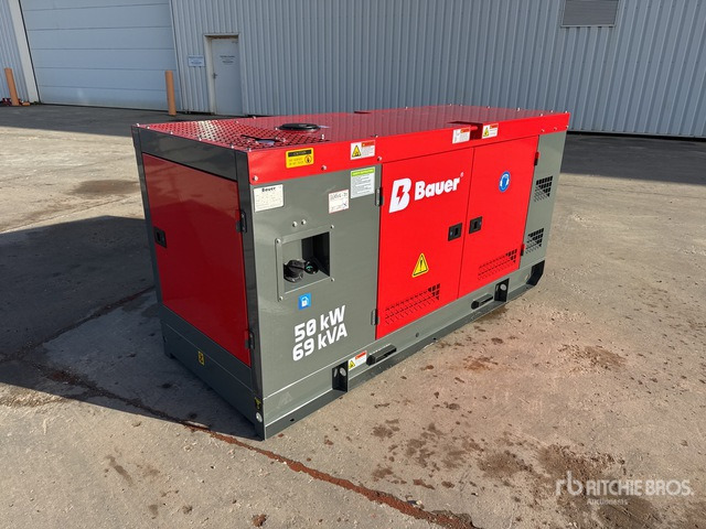 2025 Bauer GFS-50KW 62.5 kVA Skid-Mounted Groupe El ... Generator Set - Gerador elétrico: foto 1 2025 Bauer GFS-50KW 62.5 kVA Skid-Mounted Groupe El ... Generator Set - Gerador elétrico: foto 1