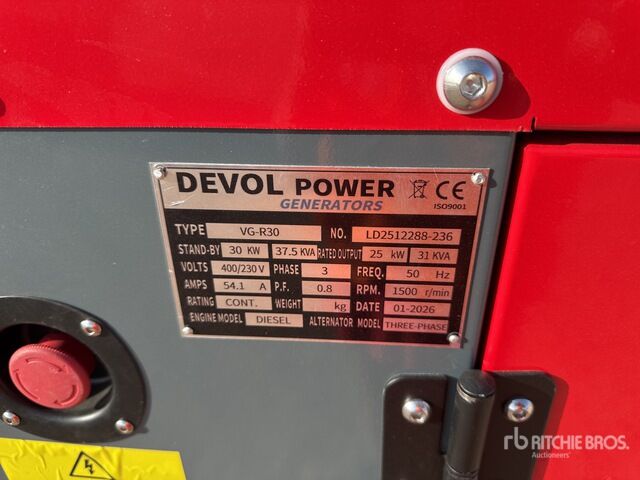 Devol VG-R30 Generator Set - Gerador elétrico: foto 5 Devol VG-R30 Generator Set - Gerador elétrico: foto 5