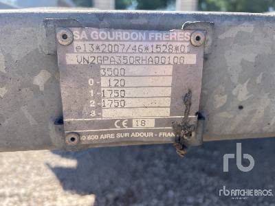 GOURDON GPA350 T/A Remorque 2 Essieux - Reboque porta máquinas: foto 5 GOURDON GPA350 T/A Remorque 2 Essieux - Reboque porta máquinas: foto 5