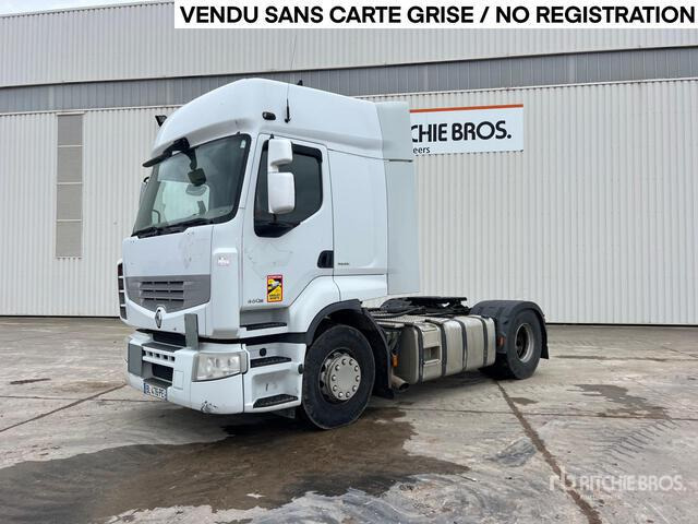 2011 Renault Premium 460DXi 4x2 Tracteur Routier Cabine Cou ... S/A Sleeper Truck Tractor - Tractor: foto 1 2011 Renault Premium 460DXi 4x2 Tracteur Routier Cabine Cou ... S/A Sleeper Truck Tractor - Tractor: foto 1
