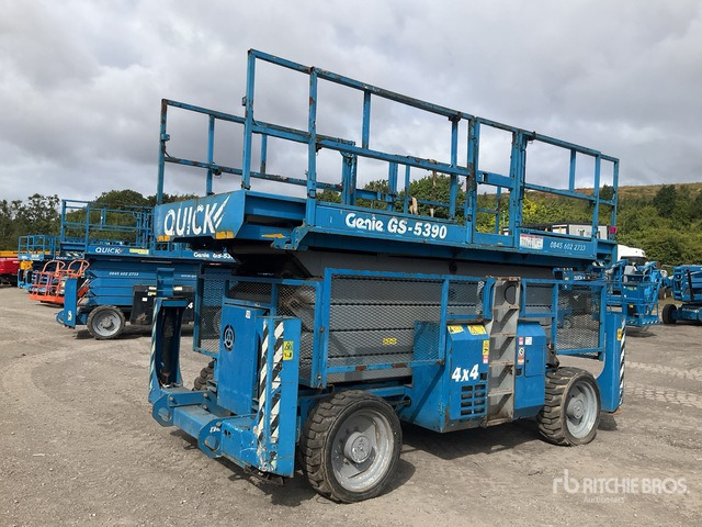 2008 Genie GS5390 4x4 Diesel Scissor Lift - Plataforma de Tijera/ Plataforma de tesoura: foto 2 2008 Genie GS5390 4x4 Diesel Scissor Lift - Plataforma de Tijera/ Plataforma de tesoura: foto 2