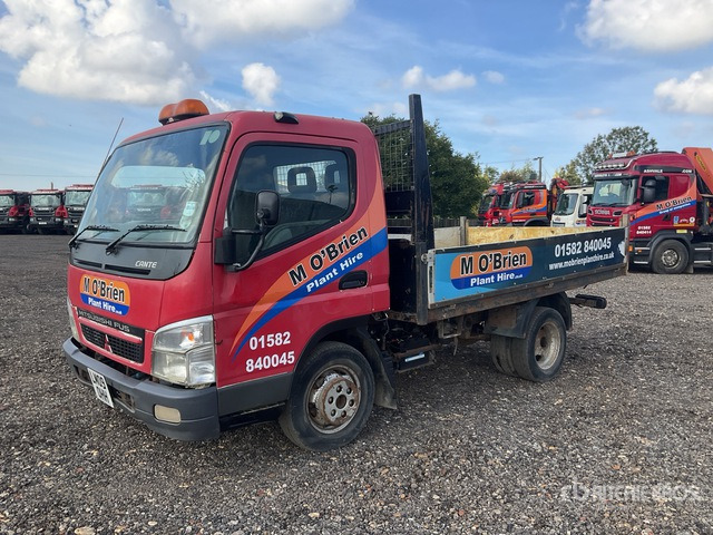 2009 Mitsubishi Canter 3C13-25 SWB 4x2 Flatbed Dump Truck - Caminhão basculante: foto 3 2009 Mitsubishi Canter 3C13-25 SWB 4x2 Flatbed Dump Truck - Caminhão basculante: foto 3