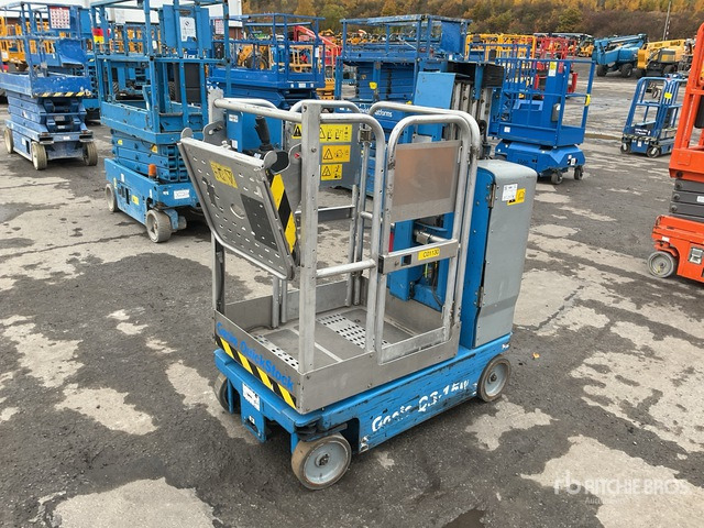 2014 Genie QS15 Vertical Mast Lift - Plataforma de mastro vertical: foto 1 2014 Genie QS15 Vertical Mast Lift - Plataforma de mastro vertical: foto 1