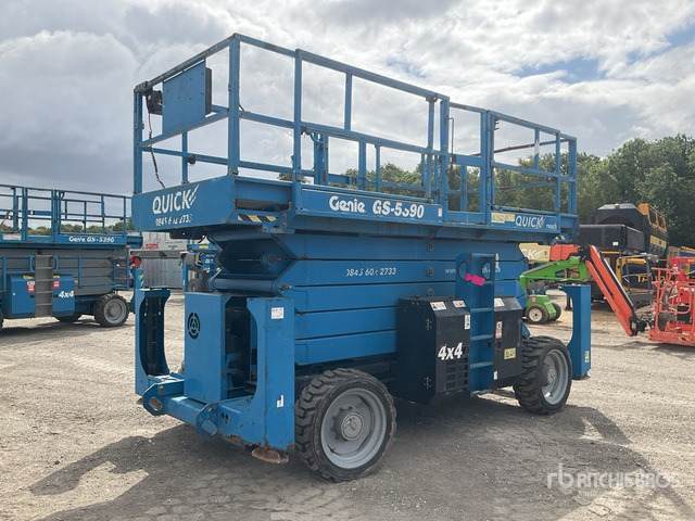 2015 Genie GS-5390 4x4 Diesel Scissor Lift - Plataforma de Tijera/ Plataforma de tesoura: foto 1 2015 Genie GS-5390 4x4 Diesel Scissor Lift - Plataforma de Tijera/ Plataforma de tesoura: foto 1