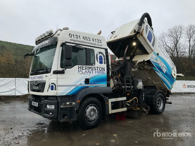 2018 MAN TGM18.290 Johnston Body on Sweeper Truck - Varredora urbana: foto 3 2018 MAN TGM18.290 Johnston Body on Sweeper Truck - Varredora urbana: foto 3