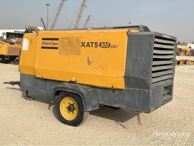 2012 Atlas Copco XATS800 Mobile Air Compressor - Compressor de ar: foto 3 2012 Atlas Copco XATS800 Mobile Air Compressor - Compressor de ar: foto 3