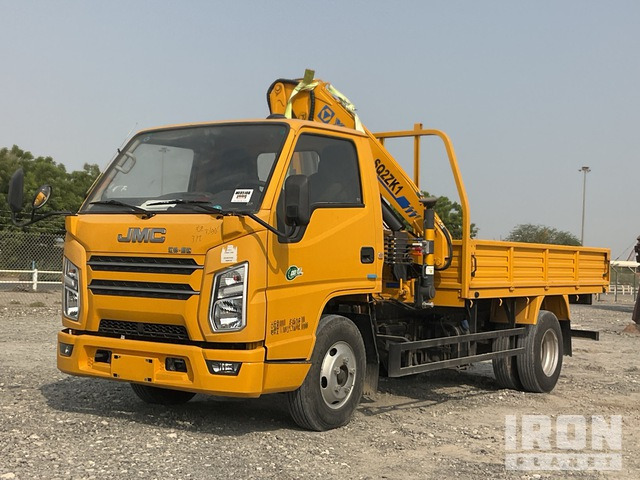 2019 JMC JX1041TG26 XCMG SQ2ZK1 2000 kg Knuckle Boo ... Flatbed Truck w/Crane - Camião de caixa aberta/ Plataforma, Caminhão grua: foto 1 2019 JMC JX1041TG26 XCMG SQ2ZK1 2000 kg Knuckle Boo ... Flatbed Truck w/Crane - Camião de caixa aberta/ Plataforma, Caminhão grua: foto 1