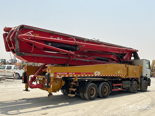 2020 Mercedes-Benz Actros 4141 2020 Sany SYM5449THBE 56 m on 8 ... Concrete Pump Truck - Autobomba de betão: foto 3 2020 Mercedes-Benz Actros 4141 2020 Sany SYM5449THBE 56 m on 8 ... Concrete Pump Truck - Autobomba de betão: foto 3