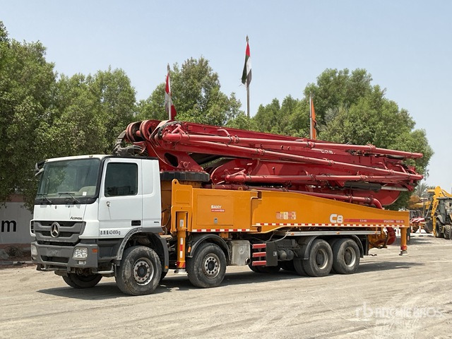 2020 Mercedes-Benz Actros 4141 2020 Sany SYM5449THBE 56 m on 8 ... Concrete Pump Truck - Autobomba de betão: foto 1 2020 Mercedes-Benz Actros 4141 2020 Sany SYM5449THBE 56 m on 8 ... Concrete Pump Truck - Autobomba de betão: foto 1