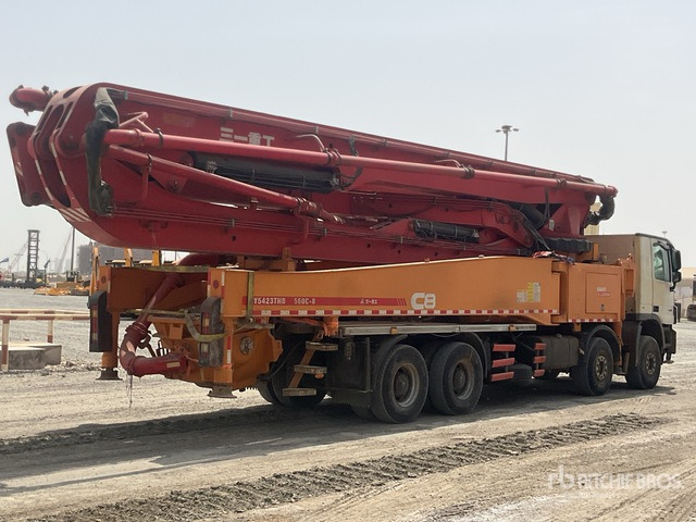 2020 Mercedes-Benz Actros 4143 2020 Sany SYM5449THBE 56 m on 8 ... Concrete Pump Truck - Autobomba de betão: foto 4 2020 Mercedes-Benz Actros 4143 2020 Sany SYM5449THBE 56 m on 8 ... Concrete Pump Truck - Autobomba de betão: foto 4