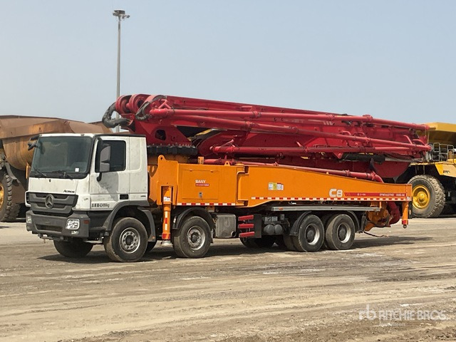 2020 Mercedes-Benz Actros 4143 2020 Sany SYM5449THBE 56 m on 8 ... Concrete Pump Truck - Autobomba de betão: foto 2 2020 Mercedes-Benz Actros 4143 2020 Sany SYM5449THBE 56 m on 8 ... Concrete Pump Truck - Autobomba de betão: foto 2