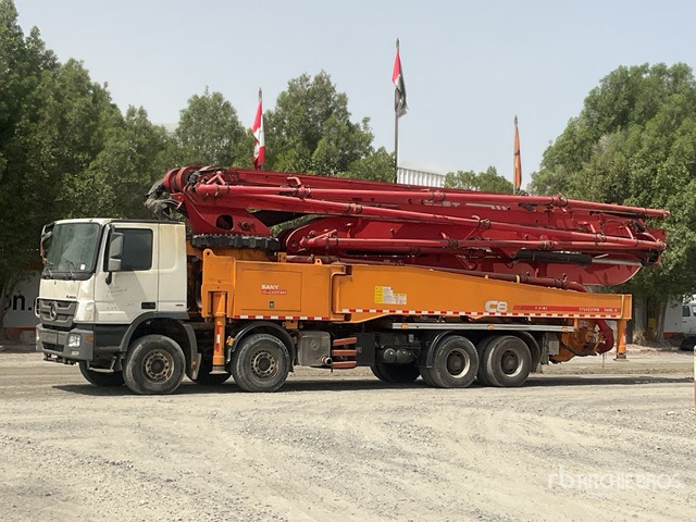 2020 Mercedes-Benz Actros 4143 2020 Sany SYM5449THBE 56 m on 8 ... Concrete Pump Truck - Autobomba de betão: foto 1 2020 Mercedes-Benz Actros 4143 2020 Sany SYM5449THBE 56 m on 8 ... Concrete Pump Truck - Autobomba de betão: foto 1