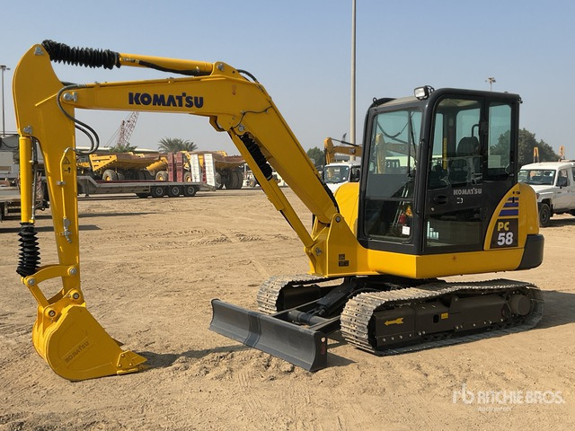 2022 Komatsu PC58-8 Mini Excavator: <6.6t - Mini escavadeira: foto 1 2022 Komatsu PC58-8 Mini Excavator: <6.6t - Mini escavadeira: foto 1