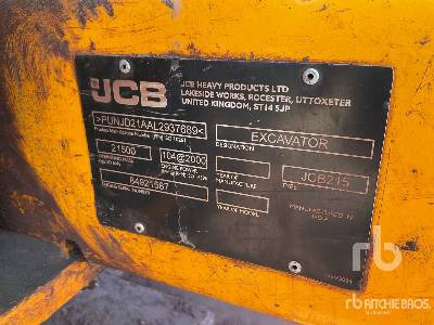 JCB JS215 - Escavadora de rastos: foto 1 JCB JS215 - Escavadora de rastos: foto 1