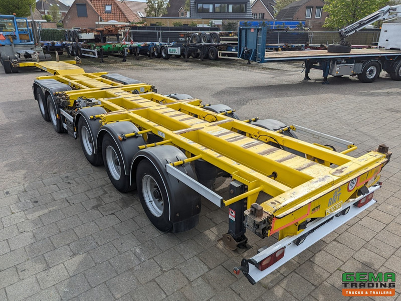 D-Tec CT-35-02 + CT-60-05D - 2 COMBI chassis - 3 StuurAssen - 4 LiftAssen - QuickLocks - Semireboque transportador de contêineres/ Caixa móvel: foto 3 D-Tec CT-35-02 + CT-60-05D - 2 COMBI chassis - 3 StuurAssen - 4 LiftAssen - QuickLocks - Semireboque transportador de contêineres/ Caixa móvel: foto 3