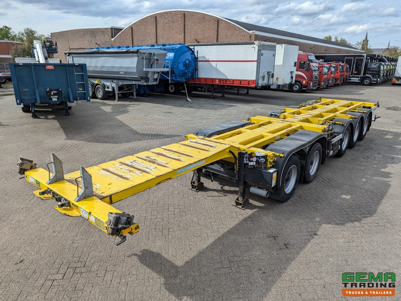 D-Tec CT-35-02 + CT-60-05D - 2 COMBI chassis - 3 StuurAssen - 4 LiftAssen - QuickLocks - Semireboque transportador de contêineres/ Caixa móvel: foto 2 D-Tec CT-35-02 + CT-60-05D - 2 COMBI chassis - 3 StuurAssen - 4 LiftAssen - QuickLocks - Semireboque transportador de contêineres/ Caixa móvel: foto 2